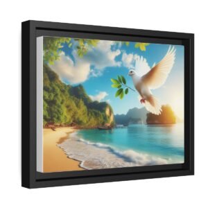 Matte Canvas, Black Frame